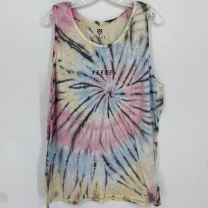 Veece Colorful Tie Dye Tank Top